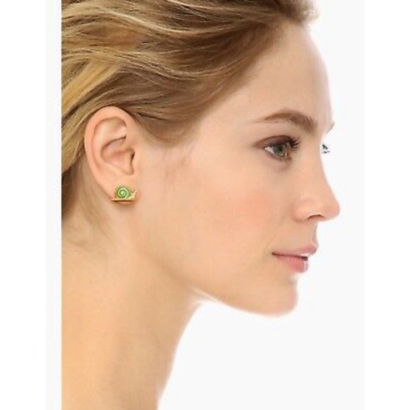 KATE SPADE • Garden Party Snail Earrings - Picture 2 of 3